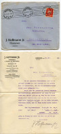 Germany 1926 Cover & Letter; Hannover - J. Hoffman Jr., Großhandlung In Metallen Und Rohprodukten; 10pf. German Eagle - Briefe U. Dokumente