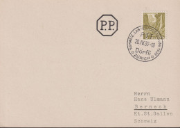 1939 Schweiz, P.P. + Stempel: Schweizer Landesausstellung 1939 Dörfli Zürich  Zum:CH 201, Mi:CH 297 Staubbachfall - Postmark Collection