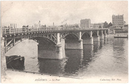 CPA DE ASNIÈRES  (HAUTS DE SEINE)  LE PONT - Asnieres Sur Seine