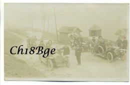 Carte Photo 25 Doubs - CHARQUEMONT - Bureau Des Douanes - Belle Animation - Voitures Anciennes Vers 1910 - Other & Unclassified