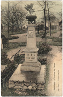 CPA TOILÉE DE ASNIÈRES  (HAUTS DE SEINE)  CIMETIÈRE DES CHIENS - Asnieres Sur Seine