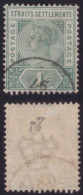 STRAITS SETTLEMENTS 1892 1c Sc#83 - USED @N530 - Straits Settlements