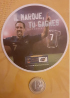 Il Marque Tu Gagnes 7 Franck Ribéry Equipe De France 2014 - Beer Mats