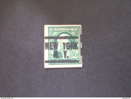 UNITED STATE EE.UU ÉTATS-UNIS US USA 1916 1 Cent Green Washington Issues With The New York N.Y. Precancel And Schermack - Gebruikt