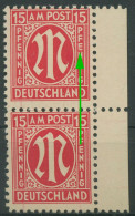 Bizone 1945 Am. Druck Mit Plattenfehler 8x VI, Papier X Postfrisch (R7518) - Sonstige & Ohne Zuordnung