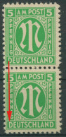 Bizone 1945 Am. Druck Mit Plattenfehler 3z F 64, Papier Z Postfrisch (R7450) - Otros & Sin Clasificación