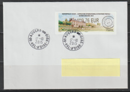 Atm,  Lisa 2, MARCOPHILEX 2015, Auvers Sur Oise, LETTRE, FDC, LP 0.76€, Tad,  VAN GOGH, 17 Et 18 Octobre 2015 - 2010-... Geïllustreerde Frankeervignetten