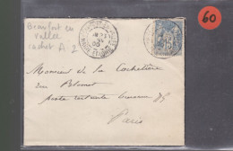 Un Timbre  15 C Type Sage   Sur Enveloppe  ( S.C )   1900   Destination Paris - 1877-1920: Semi Modern Period