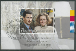 Liechtenstein 1993 Hochzeit Des Prinzen Block 15 Gestempelt (C13674) - Usati