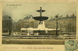 CPA NANCY (Meurthe Et Moselle). Place Carnot (Hiver 1903-1904) - N° 90 - Nancy