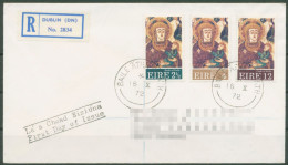 Irland 1972 Weihnachten Madonna Ersttagsbrief 283/85 FDC (X95447) - FDC