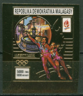 Madagaskar 1990 Olympische Spiele Albertville Eiskunstlauf 1262 B Postfrisch - Madagascar (1960-...)