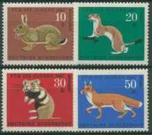 Bund 1967 Jugend: Tiere Pelztiere 529/32 Postfrisch - Unused Stamps