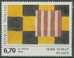 Frankreich 1994 Zeitgenössische Kunst Gemälde Sean Scully 3004 Postfrisch - Unused Stamps