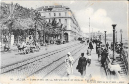 ALGER - Boulevard De La République Et Square Bresson - Algiers