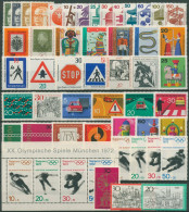 Bund 1971 Jahrgang Komplett (658/09, Block 6) Postfrisch (SG98475) - Unused Stamps