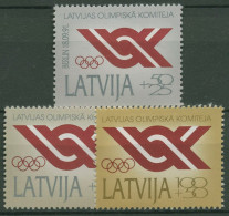 Lettland 1992 Olympisches Komitee 323/25 Postfrisch - Lettland