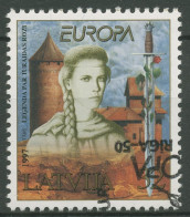 Lettland 1997 Europa CEPT Sagen Legenden "Die Rose Von Treyden" 453 Gestempelt - Lettonie