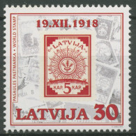 Lettland 1998 80 Jahre Briefmarken MiNr. 2 Ähren Im Sonnenkreis 487 Postfrisch - Lettonia