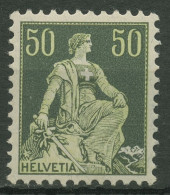 Schweiz 1908 Freimarken Sitzende Helvetia 107 X Postfrisch - Nuovi