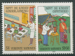 UNO Wien 1987 Kinderschutzimpfung 77/78 Postfrisch - Unused Stamps