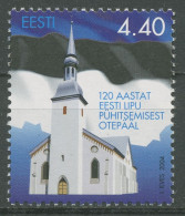 Estland 2004 Nationalflagge Kirche Otepää 490 Postfrisch - Estonia