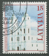 Lettland 1999 Kirchen Basilika Aglona 505 Gestempelt - Lettonia