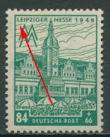 SBZ West-Sachsen 1946 Leipziger Messe WZ Y Plattenfehler 165 AY V Mit Falz - Otros & Sin Clasificación