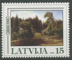 Lettland 1999 Gemälde Julijs Feders Waldlandschaft 511 Postfrisch - Lettonia