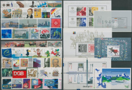 Bund 1999 Jahrgang Komplett (2027/86, Block 46/51) Postfrisch (SG98503) - Unused Stamps