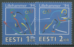 Estland 1994 Olympia Winterspiele Lillehammer 221/22 Postfrisch - Estland