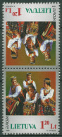 Litauen 1998 Europa CEPT Feste Feiertage Kehrdruckpaar 664 KD Postfrisch - Lituania