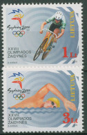 Litauen 2000 Olympia Sommerspiele Sydney 735/36 Postfrisch - Lithuania