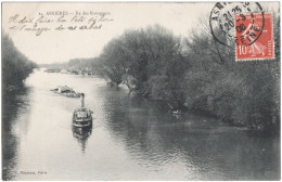 CPA DE ASNIÈRES  (HAUTS DE SEINE)  ILE DES RAVAGEURS - Asnieres Sur Seine