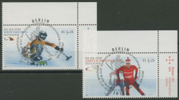 Bund 2010 Sporthilfe Olymp. Winterspiele 2781/82 Ecke 2 TOP-ESST Berlin (E3903) - Usati