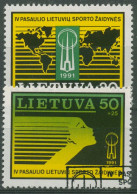 Litauen 1991 Sportspiele Der Litauer Aus Aller Welt 482/83 Gestempelt - Lituania