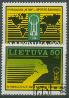 Litauen 1991 Sportspiele Der Litauer Aus Aller Welt 482/83 Gestempelt - Lithuania