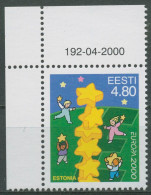 Estland 2000 Europa CEPT Sternenturm 371 Ecke Postfrisch - Estonie