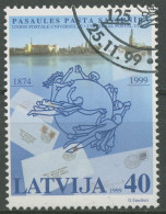 Lettland 1999 Weltpostverein UPU 513 Gestempelt - Latvia