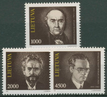 Litauen 1993 Persönlichkeiten 523/25 Postfrisch - Lituania