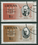 Litauen 1994 Unterzeichner Der Unabhängigkeitserklärung 548/49 Gestempelt - Lituanie