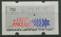 Israel ATM 1990 Hirsch 024 Schekel Links Einzelwert ATM 3.2.24 Postfrisch - Affrancature Meccaniche/Frama