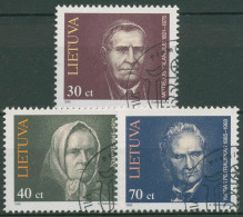 Litauen 1995 Persönlichkeiten 584/86 Gestempelt - Lithuania