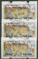 Israel ATM 1994 Kapernaum Satz 3 Werte (ohne Phosphor), ATM 22.1 X S3 Gestempelt - Frankeervignetten (Frama)