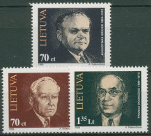 Litauen 1999 Persönlichkeiten 689/91 Postfrisch - Lithuania