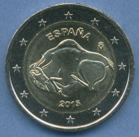 Spanien 2 Euro 2015 UNESCO Welterbe Höhle Altamira, Vz/st (m4986) - Spain