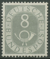 Bund 1951 Freimarke Posthorn 127 Mit Falz - Ongebruikt