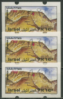 Israel ATM 1994 Massada, Satz 3 Werte (mit Phosphor), ATM 20.1 Y S1 Postfrisch - Viñetas De Franqueo (Frama)