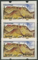 Israel ATM 1994 Massada, Satz 3 Werte (mit Phosphor), ATM 20.1 Y S3 Postfrisch - Affrancature Meccaniche/Frama