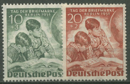 Berlin 1951 Tag Der Briefmarke 80/81 Postfrisch, Kl. Fehler (R80889) - Ungebraucht